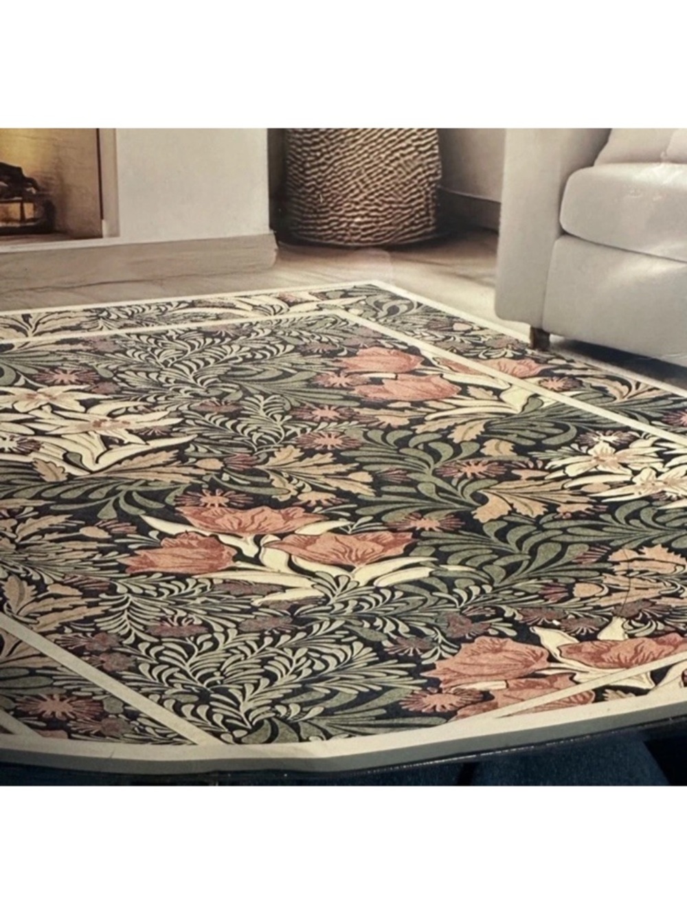 Morris & Co Rug In A Bag Bower Washable Area Rug 5' X 8 NEW